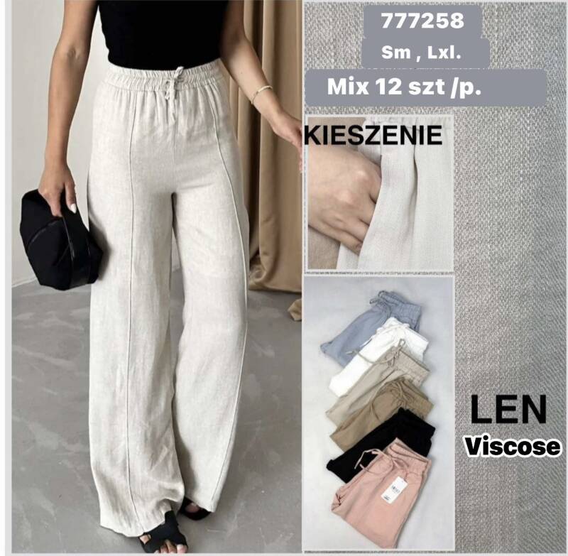 Spodnie damskie Roz S/M-L/XL, Mix Kolor Paczka 12 szt 1